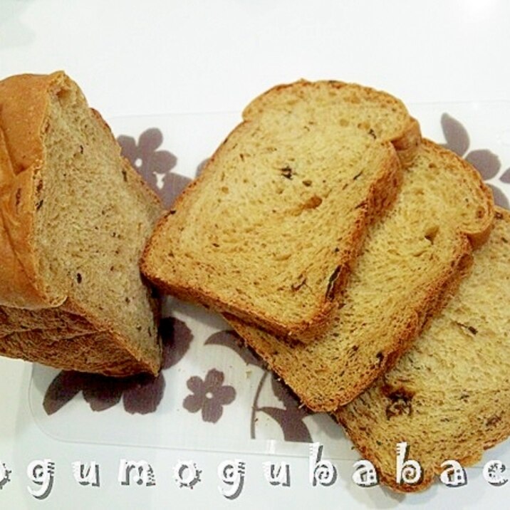 HBで作る☆プルーンシナモン食パン